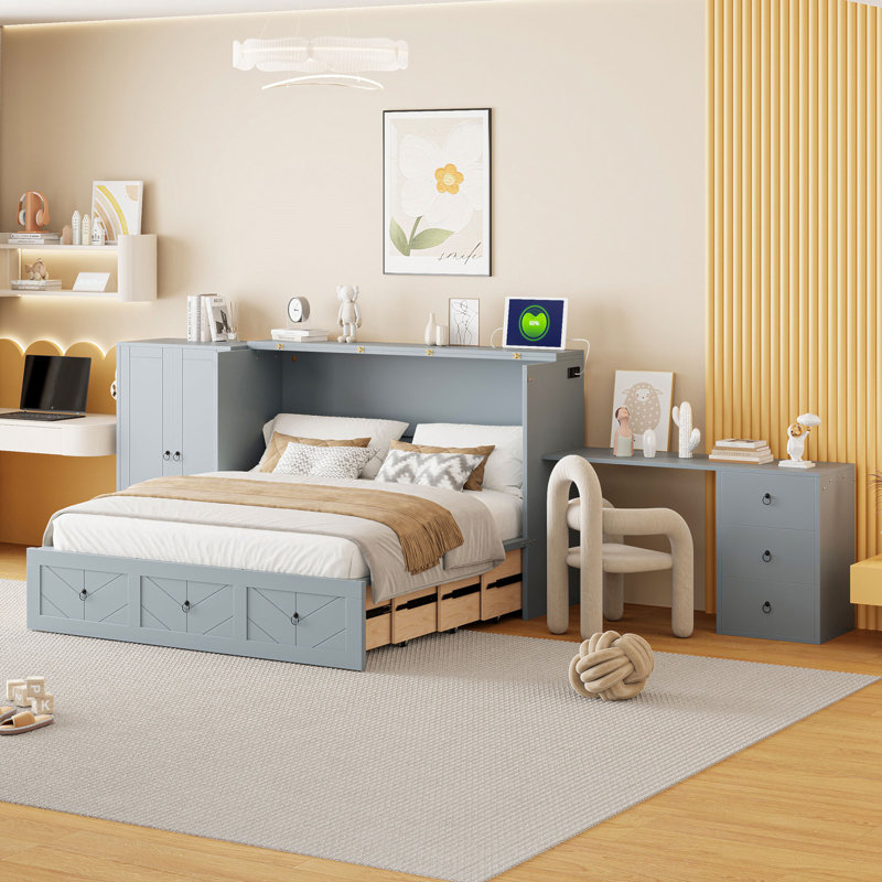 Wayfair cabinet bed discount